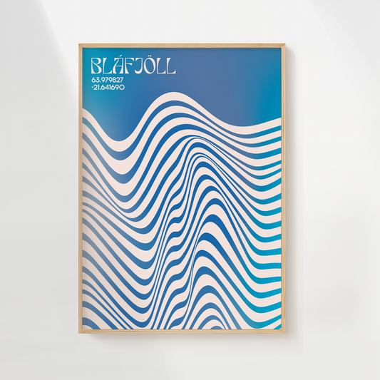 BLÁFJÖLL - Plakat