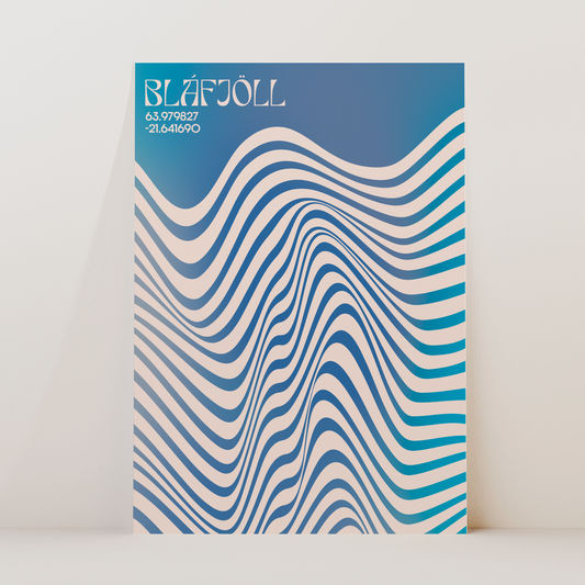 BLÁFJÖLL - Plakat