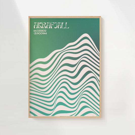 AKRAFJALL - Plakat