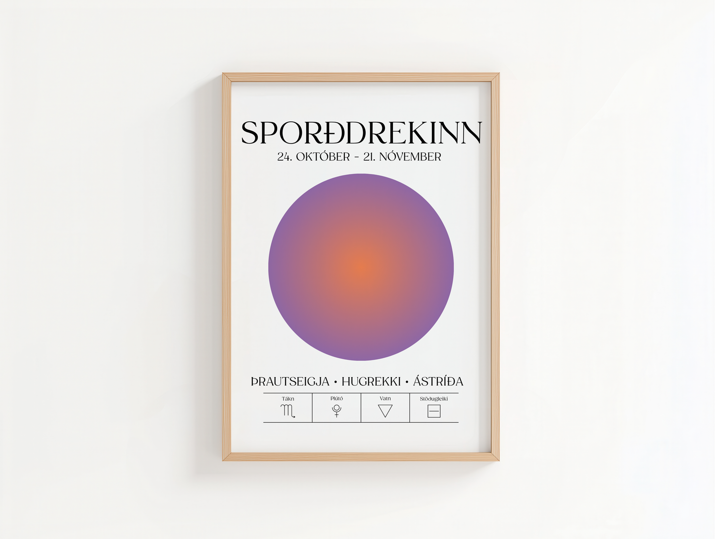 Sporðdrekinn - Plakat